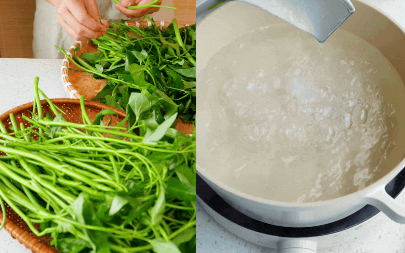 M&ugrave;a h&egrave; n&oacute;ng nực, l&agrave;m rau muống kiểu n&agrave;y ăn hao cơm v&ocirc; c&ugrave;ng, chồng con gắp kh&ocirc;ng ngơi đũa! - Ảnh 2.