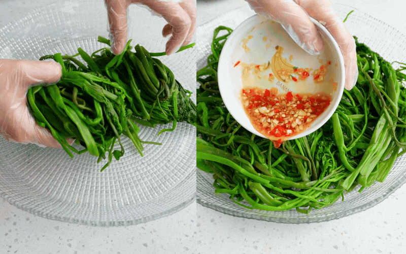 M&ugrave;a h&egrave; n&oacute;ng nực, l&agrave;m rau muống kiểu n&agrave;y ăn hao cơm v&ocirc; c&ugrave;ng, chồng con gắp kh&ocirc;ng ngơi đũa! - Ảnh 6.