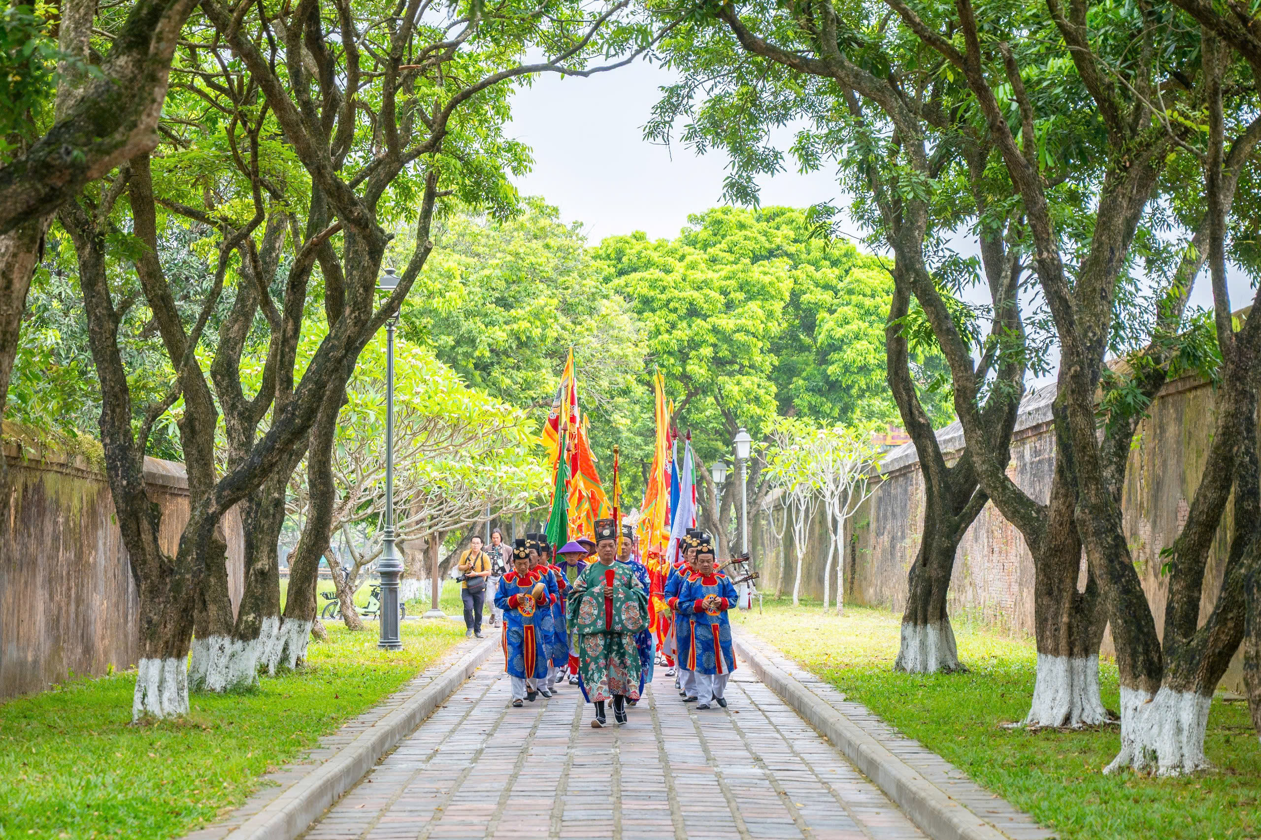 Chi&ecirc;m ngưỡng những t&aacute;c phẩm phong lan, c&acirc;y kiểng được d&acirc;ng tiến v&agrave;o Ho&agrave;ng cung Huế - Ảnh 1.