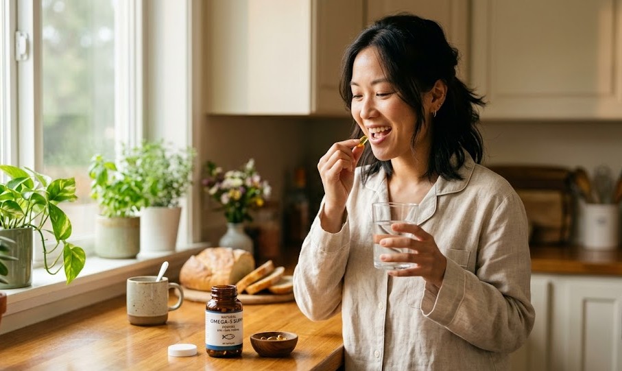 Uống omega-3 buổi s&aacute;ng hay buổi tối l&agrave; tốt nhất?- Ảnh 2.