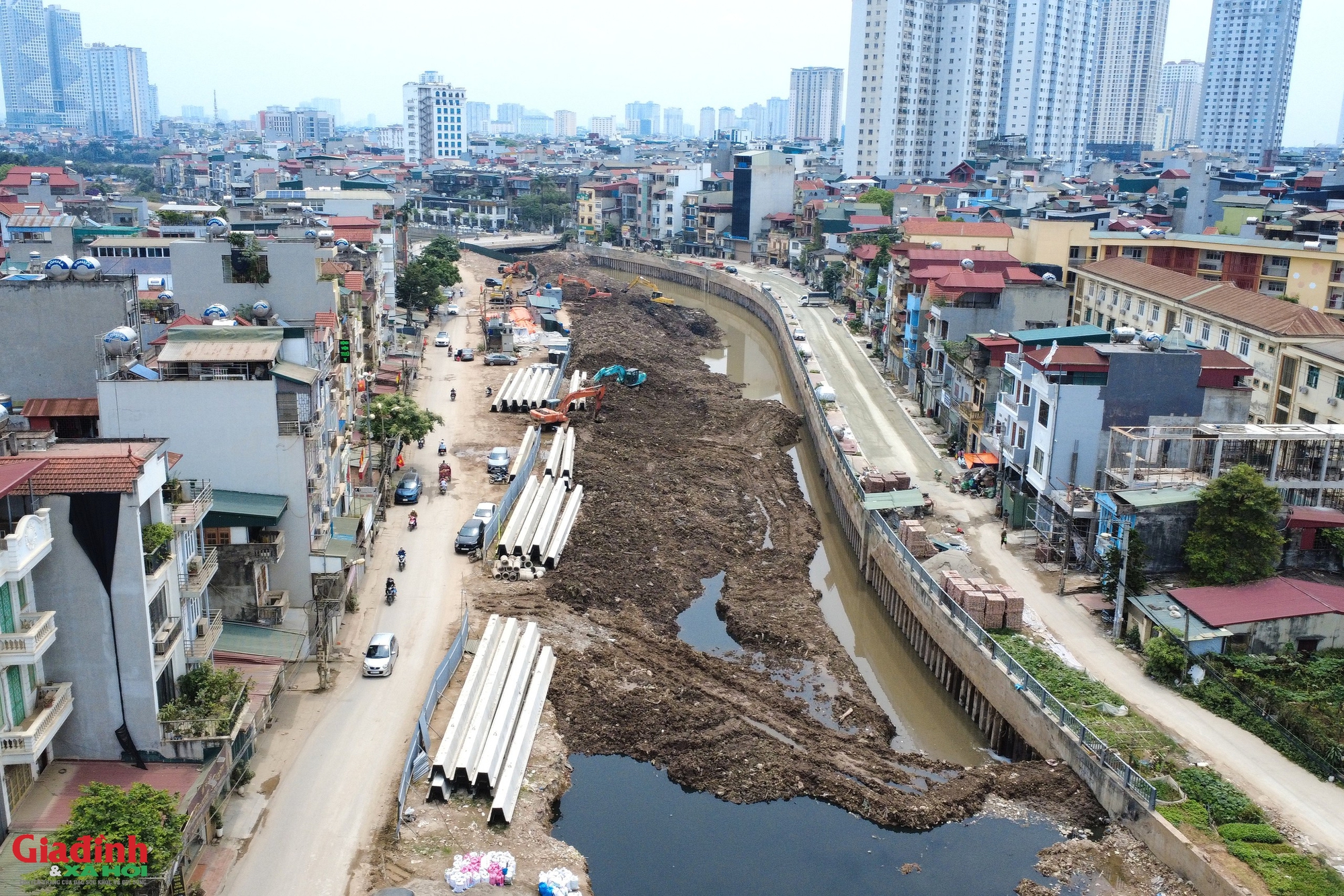 H&agrave; Nội đẩy nhanh tiến độ dự &aacute;n tho&aacute;t nước ngh&igrave;n tỷ k&ecirc;nh La Kh&ecirc; năm 2026 - Ảnh 1.