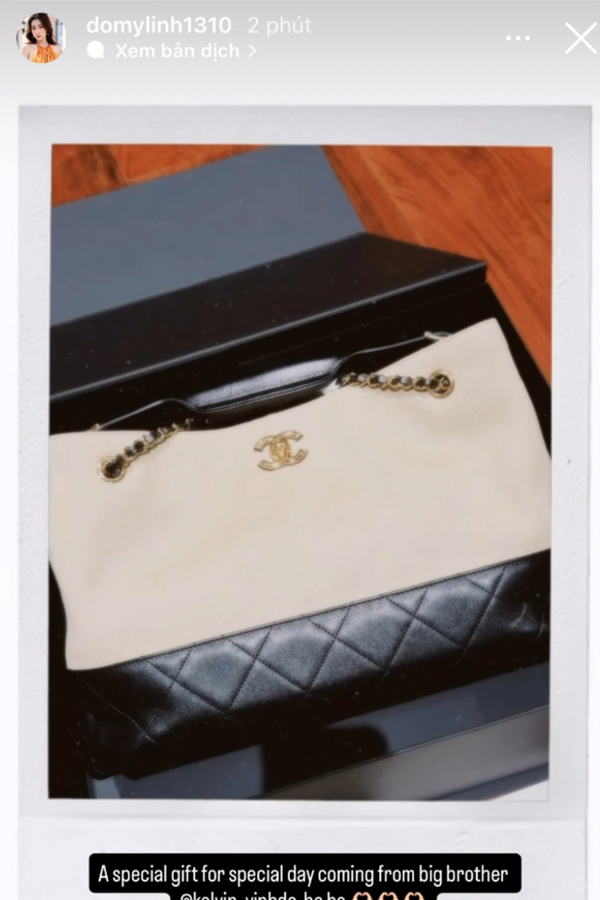 Đỗ Mỹ Linh được anh chồng tặng t&uacute;i h&agrave;ng hiệu gi&aacute; hơn 300 triệu đồng - Ảnh 2.