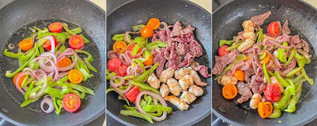 Bữa s&aacute;ng "chuẩn Eat Clean" si&ecirc;u nhanh gọn: B&aacute;nh m&igrave; kẹp t&ocirc;m b&ograve; đậm đ&agrave; v&egrave;o c&aacute;i l&agrave; xong, chị em rần rần học theo - Ảnh 3.