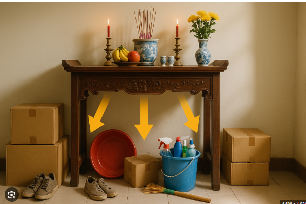 Chọn vị tr&iacute; đặt b&agrave;n thờ trong nh&agrave; kh&ocirc;ng ph&ugrave; hợp sẽ ảnh hưởng xấu đến vận kh&iacute; v&agrave; sự may mắn của cả gia đ&igrave;nh - Ảnh 3.