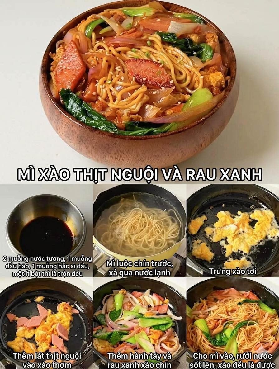 4 m&oacute;n m&igrave; si&ecirc;u ngon nấu chỉ 15 ph&uacute;t gi&uacute;p bữa s&aacute;ng nh&agrave;n t&ecirc;nh lại cung cấp đủ dưỡng chất, ai ăn cũng khen - Ảnh 2.