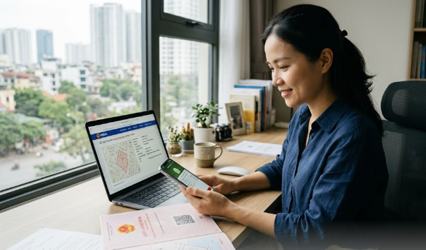 Sử dụng c&aacute;ch n&agrave;y triệu người d&acirc;n c&oacute; thể tra cứu dễ d&agrave;ng, nhanh ch&oacute;ng th&ocirc;ng tin sổ đỏ đang sở hữu - Ảnh 1.