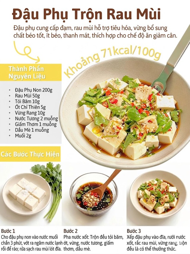 Đậu phụ rẻ b&egrave;o m&agrave; "đỉnh ch&oacute;p": 6 c&aacute;ch trộn ngon "nhức n&aacute;ch", d&aacute;ng thon gọn bất ngờ - Ảnh 6.
