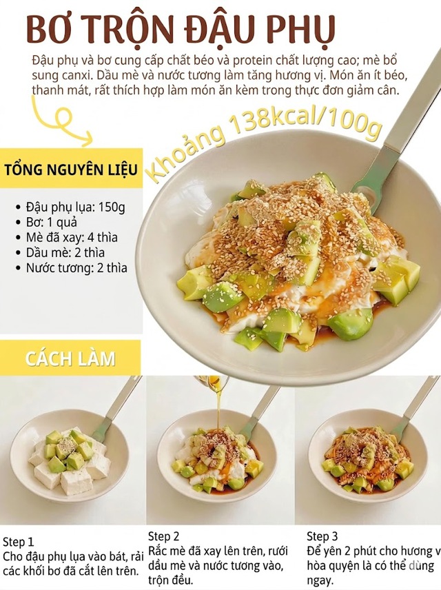 Đậu phụ rẻ b&egrave;o m&agrave; "đỉnh ch&oacute;p": 6 c&aacute;ch trộn ngon "nhức n&aacute;ch", d&aacute;ng thon gọn bất ngờ - Ảnh 1.