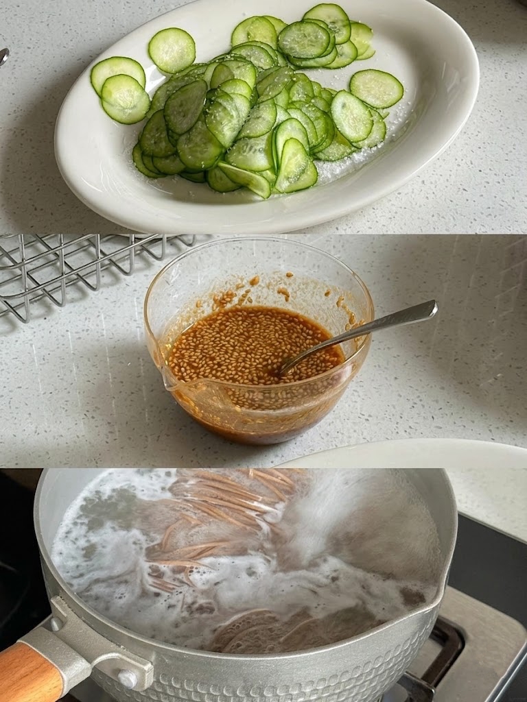 M&igrave; trộn lạnh kiểu Nhật sốt miso - yuzu: B&aacute;t m&igrave; m&ugrave;a h&egrave; khiến t&ocirc;i phải l&ograve;ng ngay từ lần đầu- Ảnh 1.