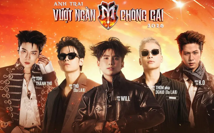 Th&ecirc;m 5 "anh t&agrave;i" từ c&aacute;c nh&oacute;m nhạc tham gia "Anh trai vượt ng&agrave;n ch&ocirc;ng gai 2026"