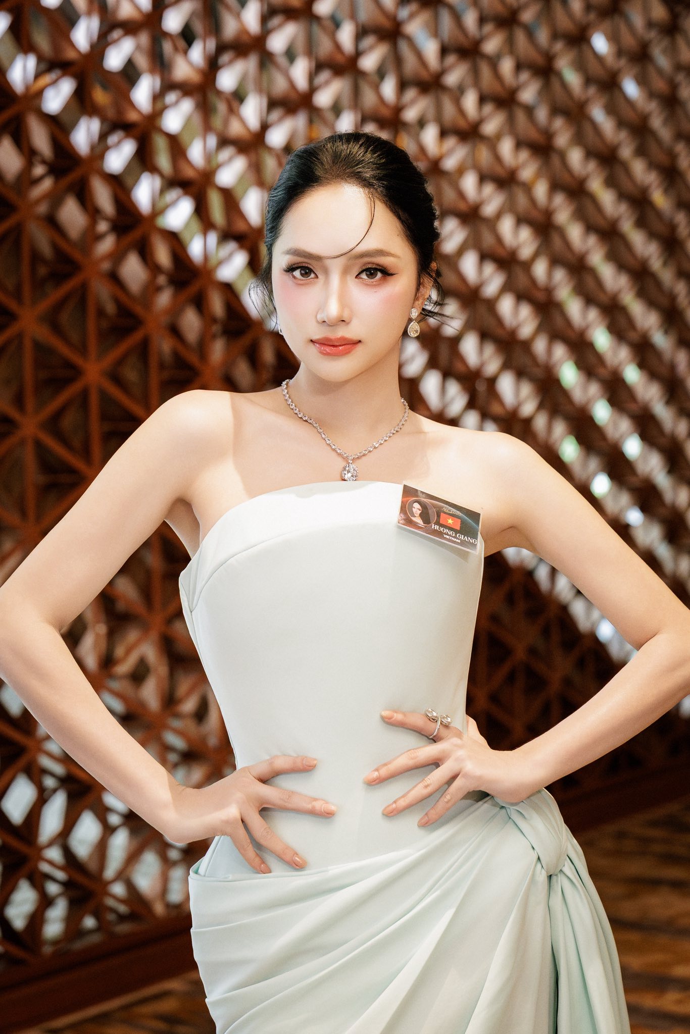 Hoa hậu Hương Giang tỏa s&aacute;ng tại MGI All Stars c&ugrave;ng kỷ niệm ngọt ng&agrave;o của Thanh th&uacute;y - Đức Thịnh - Ảnh 1.