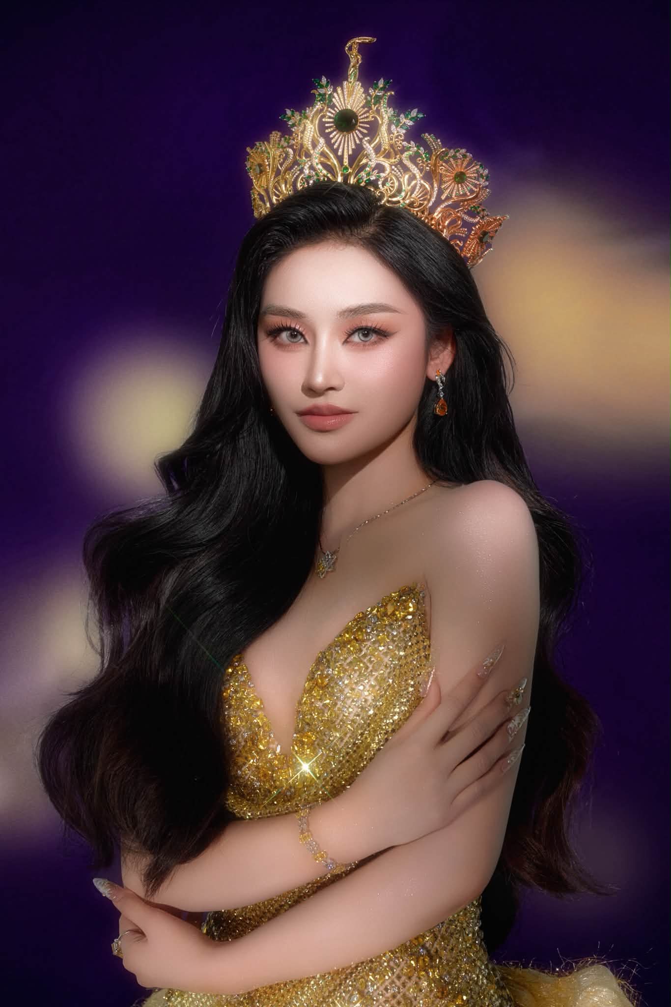 Hoa hậu Hương Giang tỏa s&aacute;ng tại MGI All Stars c&ugrave;ng kỷ niệm ngọt ng&agrave;o của Thanh th&uacute;y - Đức Thịnh - Ảnh 3.
