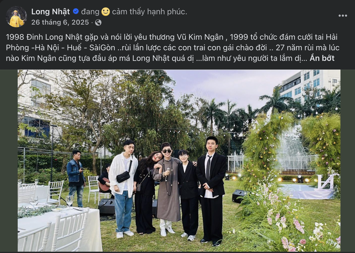 Long Nhật và Kim Ngân: Chuyện tình 27 năm đầy sóng gió và cảm động - Ảnh 3. Long Nhật và Kim Ngân: Chuyện tình 27 năm đầy sóng gió và cảm động - Ảnh 3.