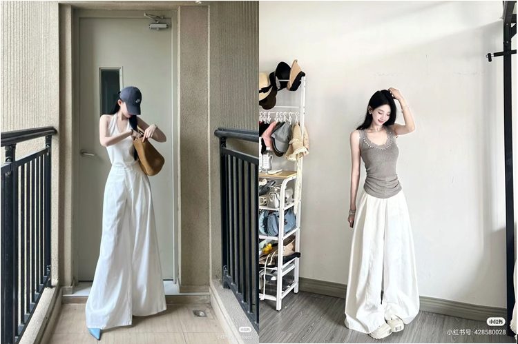 Quần ống rộng mặc với &aacute;o g&igrave; để nh&igrave;n cao v&agrave; sang hơn? - Ảnh 4.