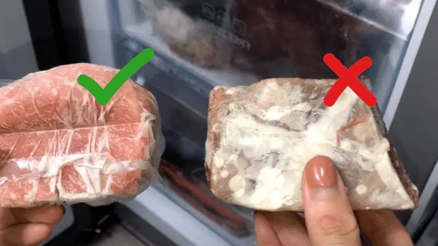 Ba dấu hiệu thịt đ&ocirc;ng lạnh đ&atilde; hỏng bạn cần biết để bảo vệ sức khỏe gia đ&igrave;nh - Ảnh 2.