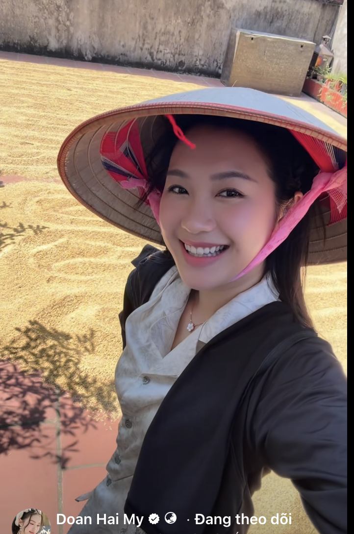 Do&atilde;n Hải My g&acirc;y ch&uacute; &yacute; với h&igrave;nh ảnh giản dị khi về qu&ecirc; chồng ở Hưng Y&ecirc;n - Ảnh 2.