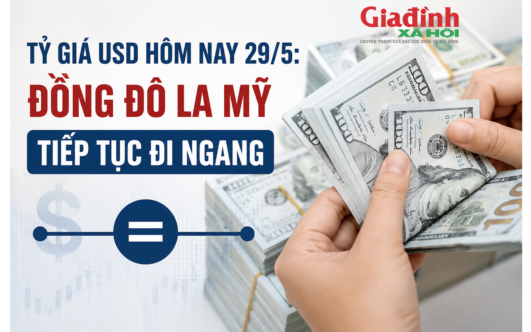 Tỷ giá USD hôm nay 29/5: Đồng Đô la Mỹ tiếp tục đi ngang