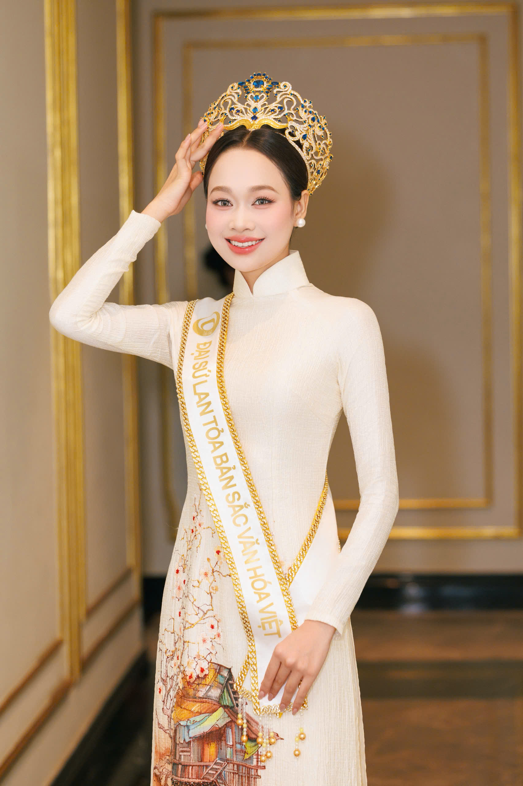 Hoa hậu Nguyễn Thị Mỹ Linh được bổ nhiệm Đại sứ lan tỏa bản sắc văn h&oacute;a Việt  - Ảnh 4.