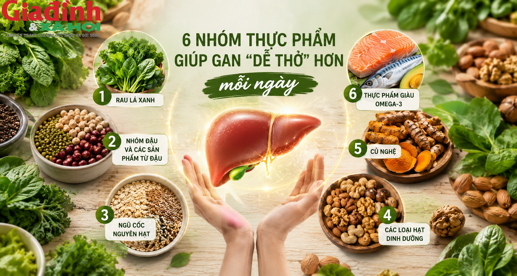 6 nh&oacute;m thực phẩm gi&uacute;p gan 'dễ thở' hơn mỗi ng&agrave;y - Ảnh 1.