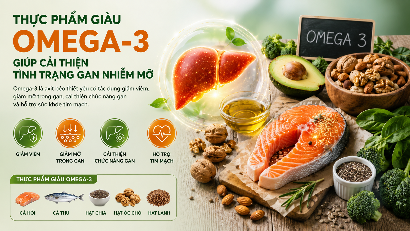 6 nh&oacute;m thực phẩm gi&uacute;p gan 'dễ thở' hơn mỗi ng&agrave;y - Ảnh 7.
