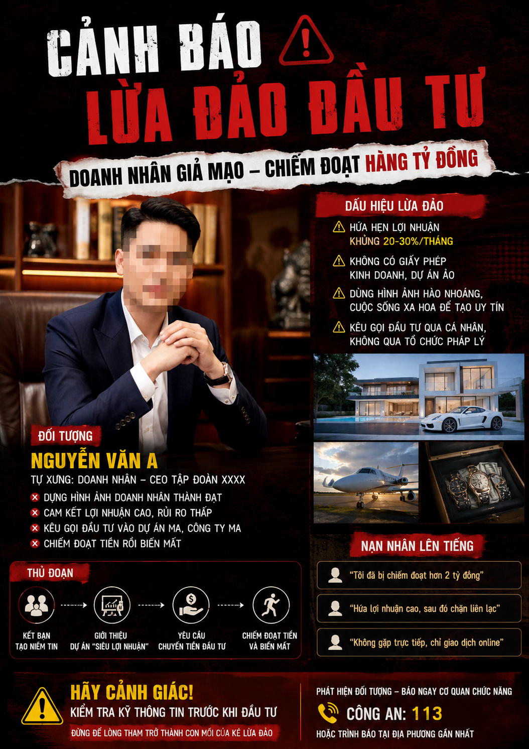 Mạo danh doanh nhân nổi tiếng lừa đảo đầu tư - Ảnh 1.