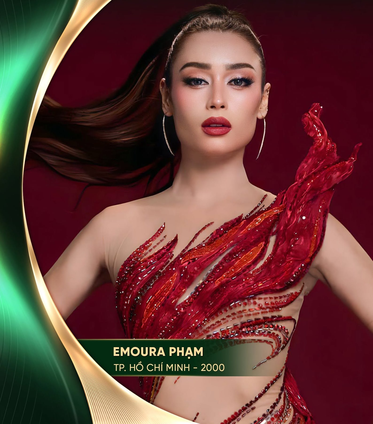 Người đẹp hai d&ograve;ng m&aacute;u Việt - Anh Emoura Phạm g&acirc;y ch&uacute; &yacute; tại Miss Grand Vietnam 2026 - Ảnh 2.