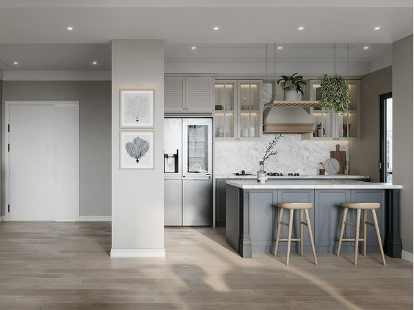 Bí quyết bố trí phong thủy bếp chung cư giúp gia đạo hạnh phúc, đón tài lộc - Ảnh 1.