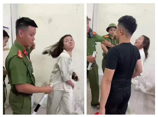 Bắt cô gái 30 tuổi chống người thi hành công vụ ở Thái Nguyên - Ảnh 1.