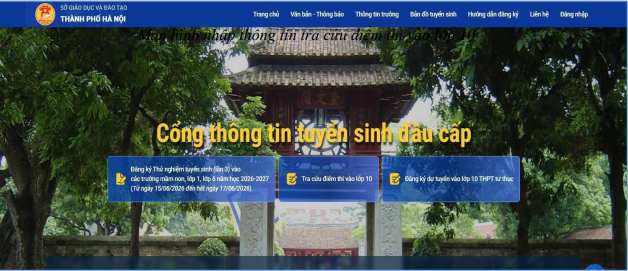 4 c&aacute;ch tra cứu điểm thi, điểm chuẩn v&agrave;o lớp 10 tại H&agrave; Nội 2026 đơn giản, ch&iacute;nh x&aacute;c - Ảnh 6.