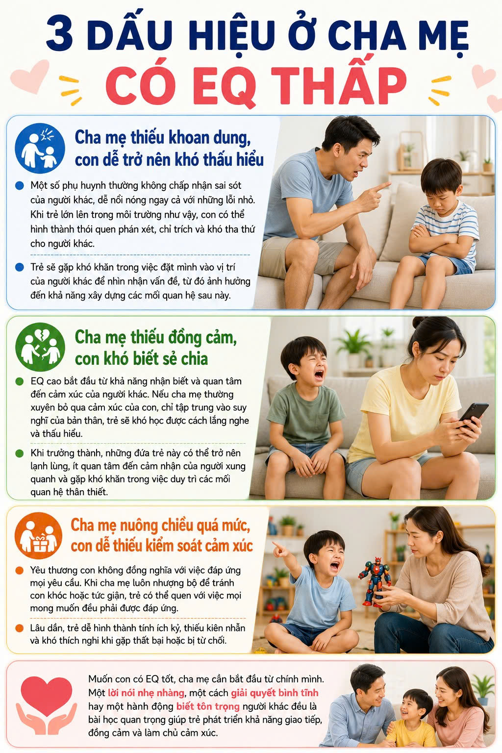Những đứa trẻ EQ thấp thường lớn l&ecirc;n từ gia đ&igrave;nh c&oacute; 3 kiểu cha mẹ n&agrave;y - Ảnh 1.