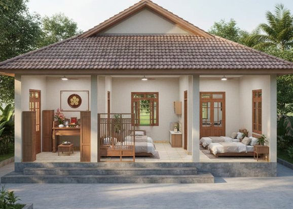 Vị tr&iacute; đặt b&agrave;n thờ chuẩn phong thủy gi&uacute;p gia chủ h&uacute;t t&agrave;i lộc, b&igrave;nh an - Ảnh 1.