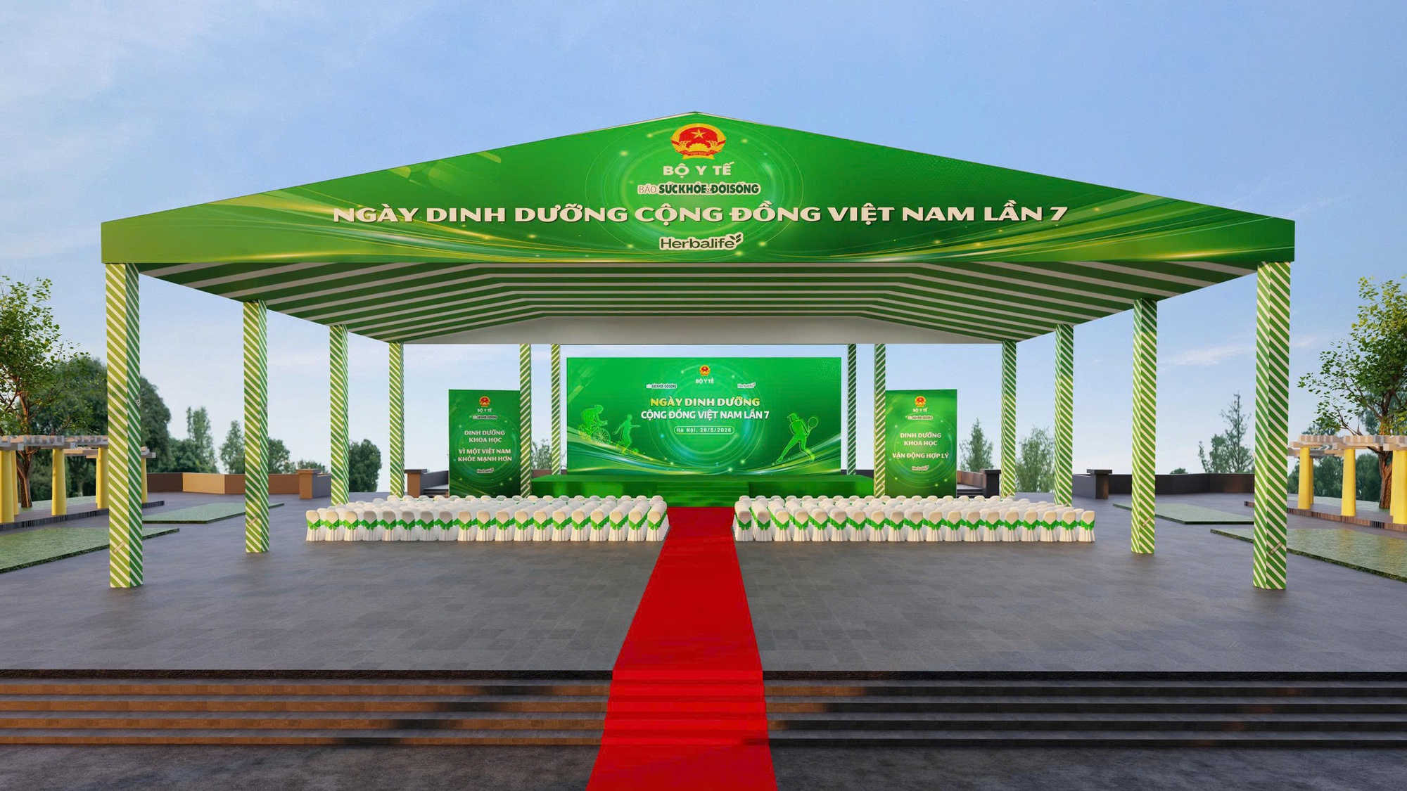 H&eacute; lộ kh&ocirc;ng gian Ng&agrave;y Dinh dưỡng cộng đồng Việt Nam lần 7: Sẵn s&agrave;ng cho ng&agrave;y hội sức khỏe tại CV Thống Nhất- Ảnh 3.