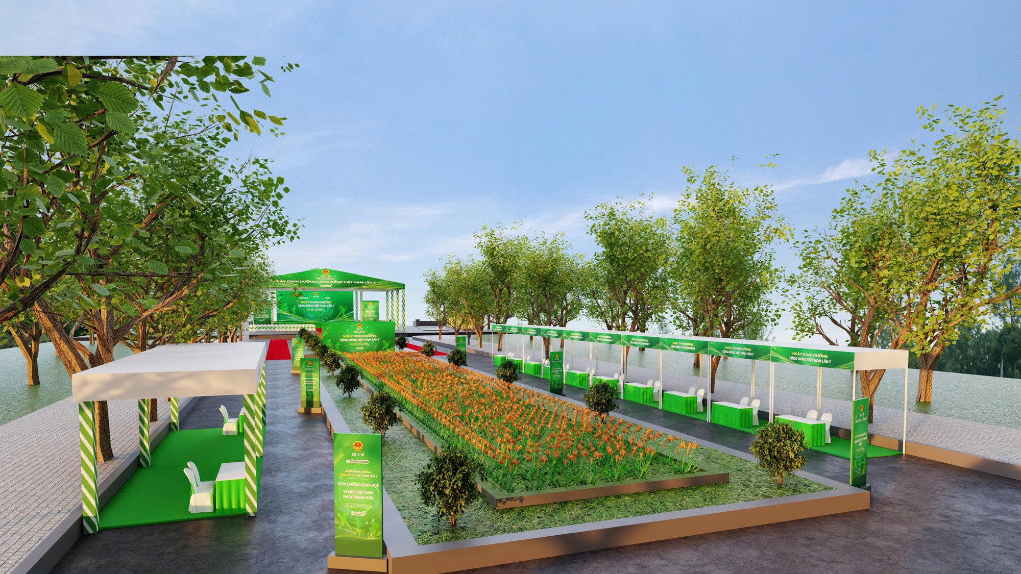 H&eacute; lộ kh&ocirc;ng gian Ng&agrave;y Dinh dưỡng cộng đồng Việt Nam lần 7: Sẵn s&agrave;ng cho ng&agrave;y hội sức khỏe tại CV Thống Nhất- Ảnh 1.