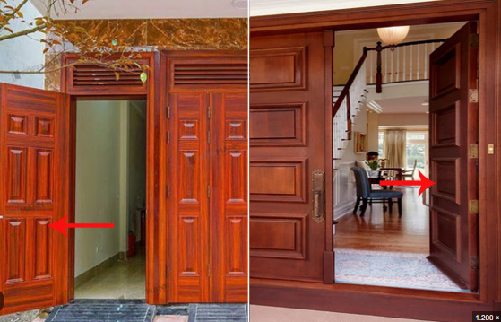 N&ecirc;n thiết kế cửa ch&iacute;nh mở ra hay mở v&agrave;o để rước t&agrave;i lộc? - Ảnh 1.