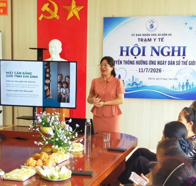 Hưởng ứng Ng&agrave;y d&acirc;n số Thế giới 11/7: Đầm H&agrave; tăng cường hiệu quả c&ocirc;ng t&aacute;c d&acirc;n số trong t&igrave;nh h&igrave;nh mới - Ảnh 2.