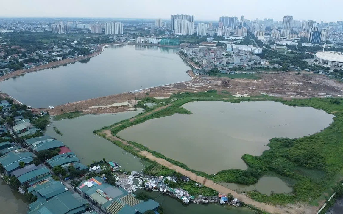 Diện mạo hồ điều h&ograve;a hơn 600 tỷ đồng sắp vận h&agrave;nh 'th&aacute;o gỡ' điểm nghẽn ngập &uacute;ng ph&iacute;a T&acirc;y H&agrave; Nội - Ảnh 15.