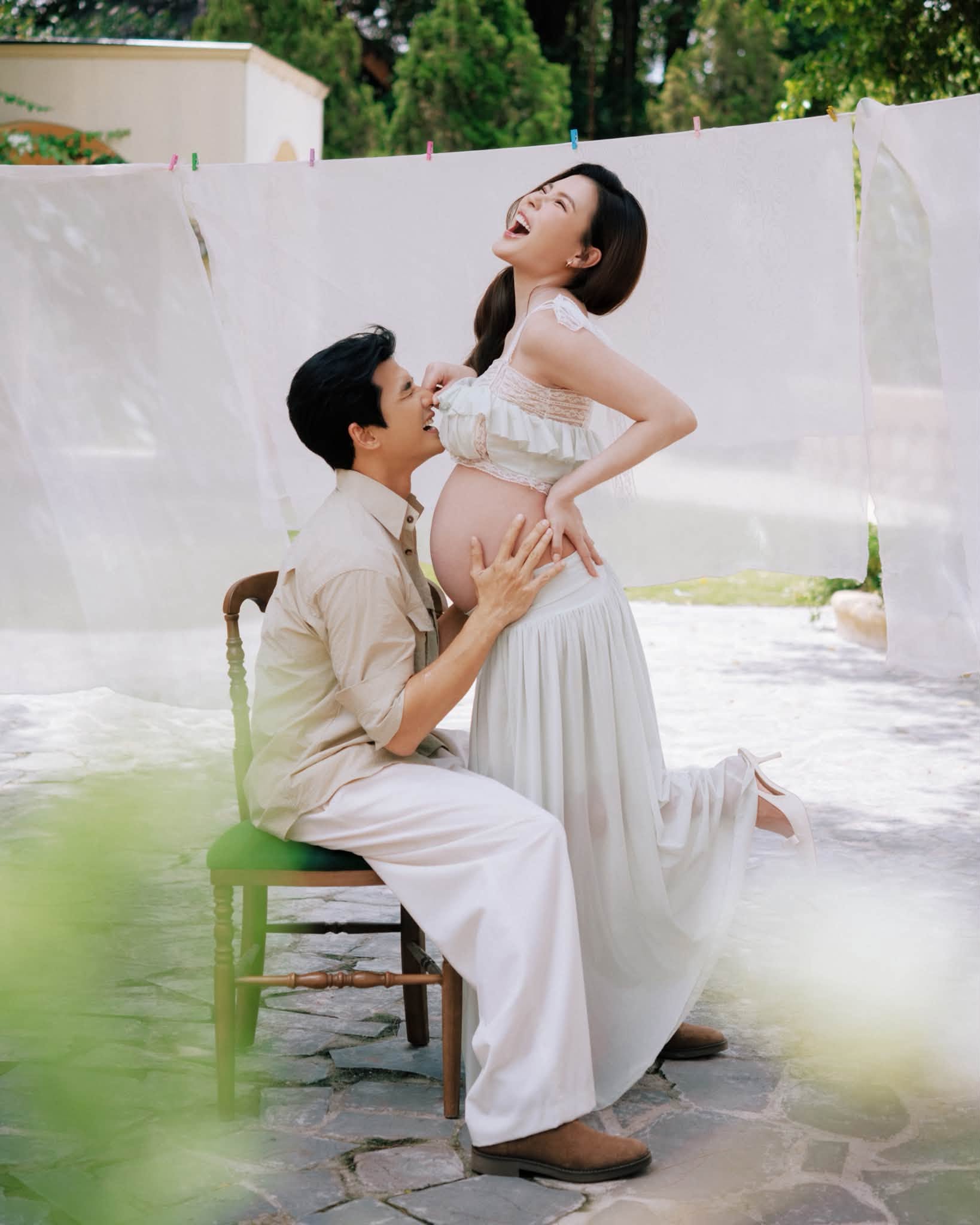 Thúy diễm hạnh phúc thông báo mang thai tháng thứ 7 cùng Lương Thế Thành - Ảnh 8.
