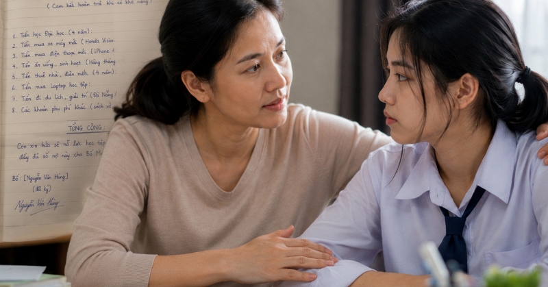 V&ocirc; duy&ecirc;n nhất l&agrave; những phụ huynh qu&aacute;t con ở qu&aacute;n ăn s&aacute;ng, sao kh&ocirc;ng mua về nh&agrave;? - Ảnh 2.