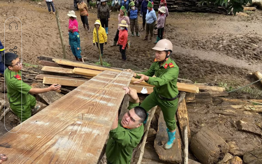 Mưa lũ cuốn trôi 3 trẻ em ở Sơn La, 2 cháu tử vong, 1 cháu mất tích - Ảnh 3.