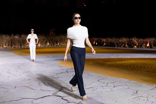 Lương Thùy Linh catwalk viral khắp mạng xã hội vì sao? - Ảnh 4.