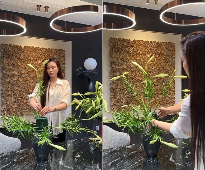 Hoa hậu Đỗ Thị H&agrave; khoe b&igrave;nh hoa loa k&egrave;n g&acirc;y tranh luận tr&ecirc;n mạng x&atilde; hội - Ảnh 3.