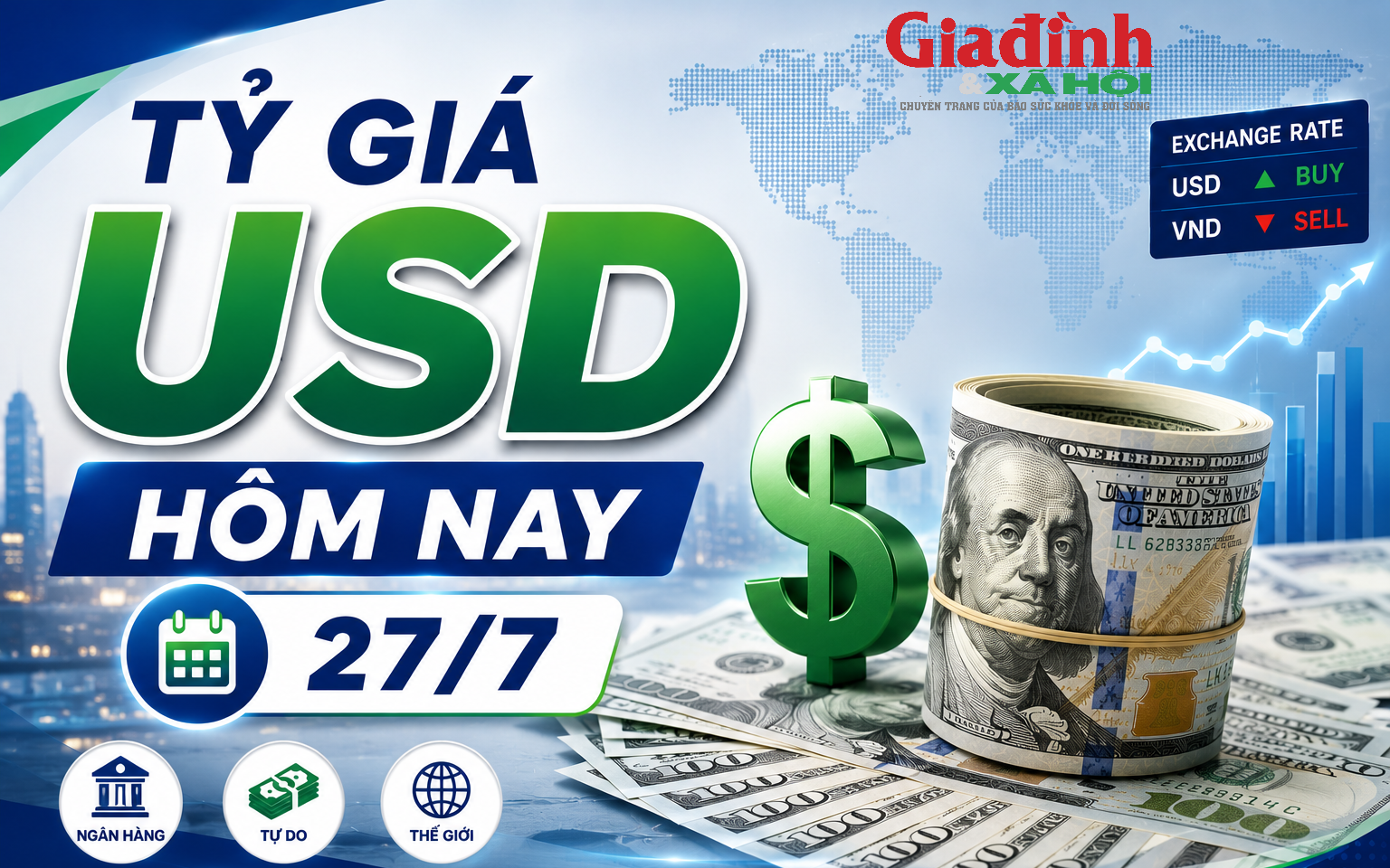 Tỷ gi&aacute; USD h&ocirc;m nay 28/7: Đồng Đ&ocirc; la Mỹ tăng mạnh khối ng&acirc;n h&agrave;ng, trong khi 'chợ đen' giảm nhẹ - Ảnh 5.