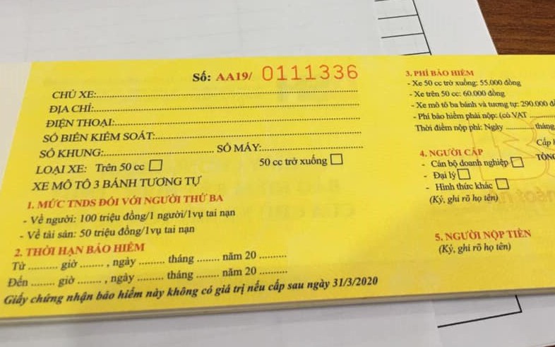 Trường hợp nào được trả lại tiền bảo hiểm xe máy? - Ảnh 2.