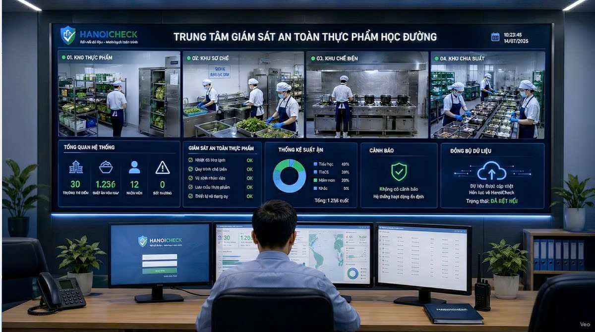 Hơn 1 , 18 triệu học sinh H&agrave; Nội được quản l&yacute; suất ăn học đường tr&ecirc;n nền tảng số - Ảnh 3.