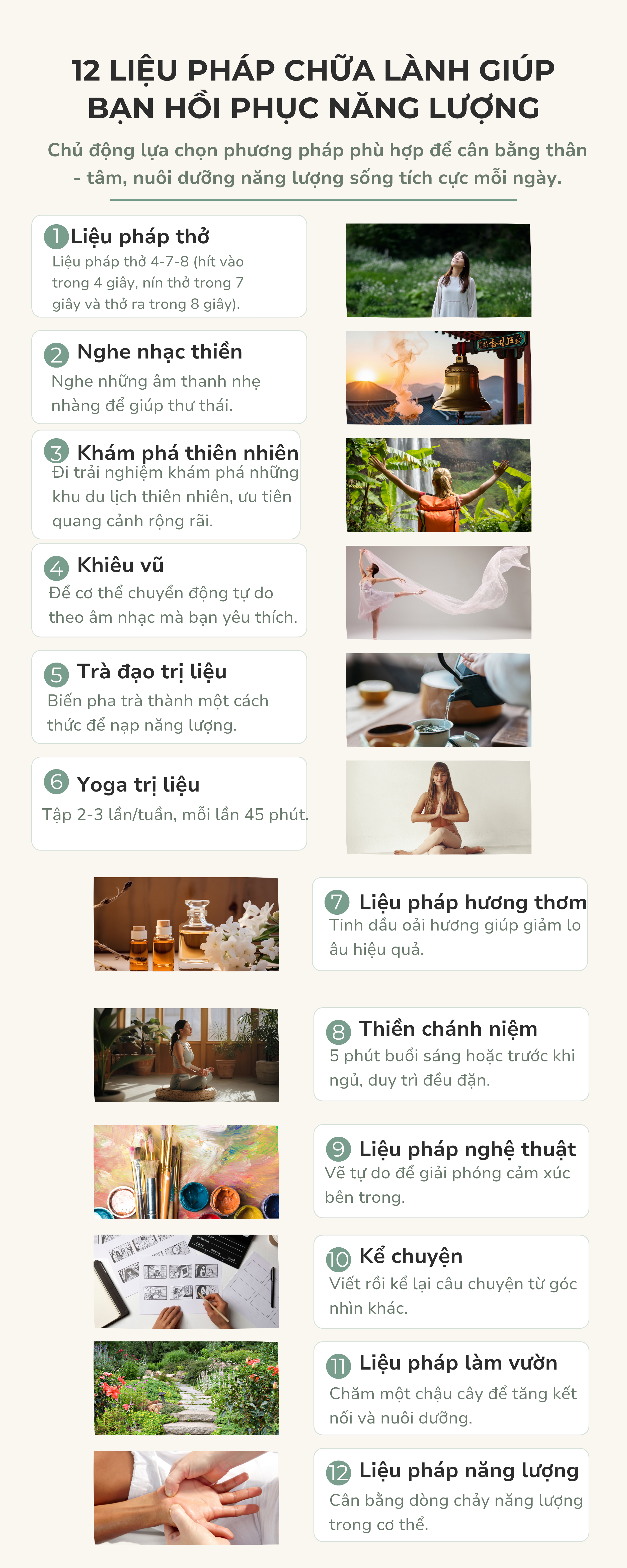 Nếu bạn cảm thấy l&uacute;c n&agrave;o cũng mệt mỏi, h&atilde;y thử ngay 12 liệu ph&aacute;p chữa l&agrave;nh gi&uacute;p bạn hồi phục năng lượng từ b&ecirc;n trong - Ảnh 1.