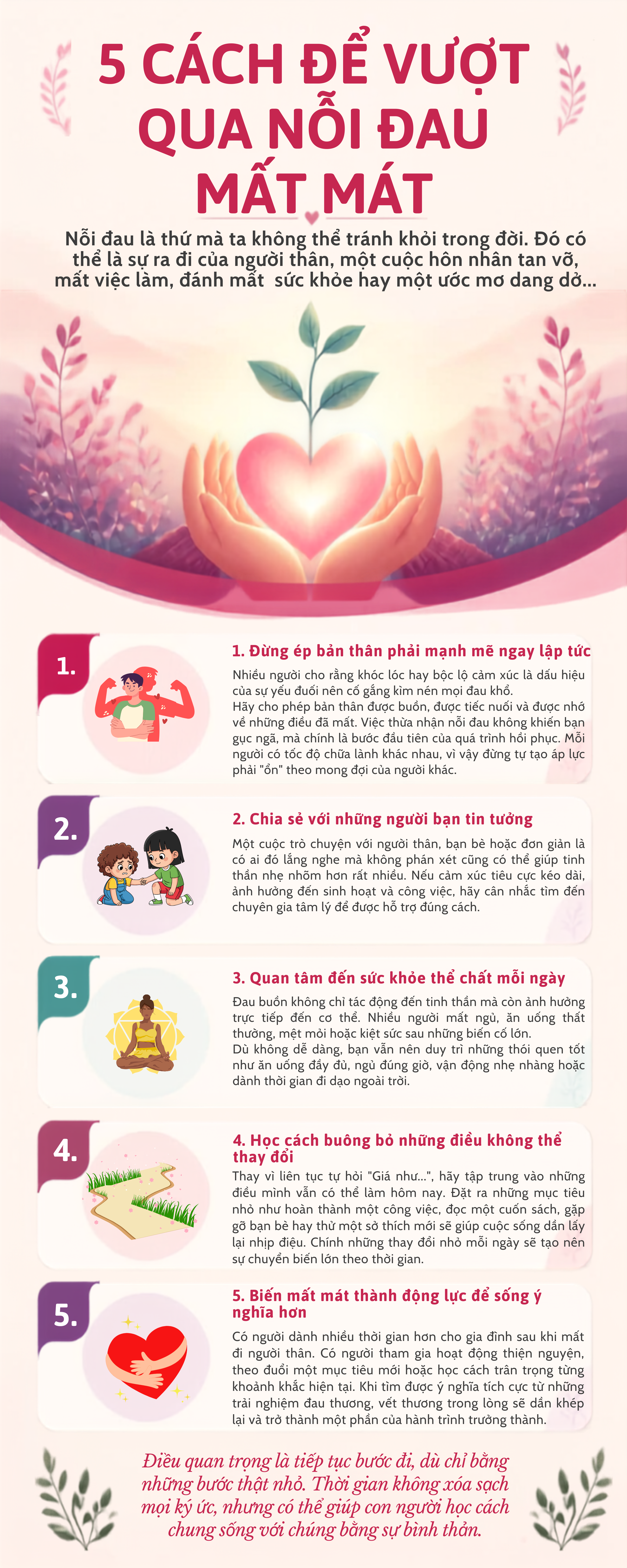 5 c&aacute;ch vượt qua nỗi đau mất m&aacute;t, chữa l&agrave;nh v&agrave; t&igrave;m lại b&igrave;nh y&ecirc;n - Ảnh 1.