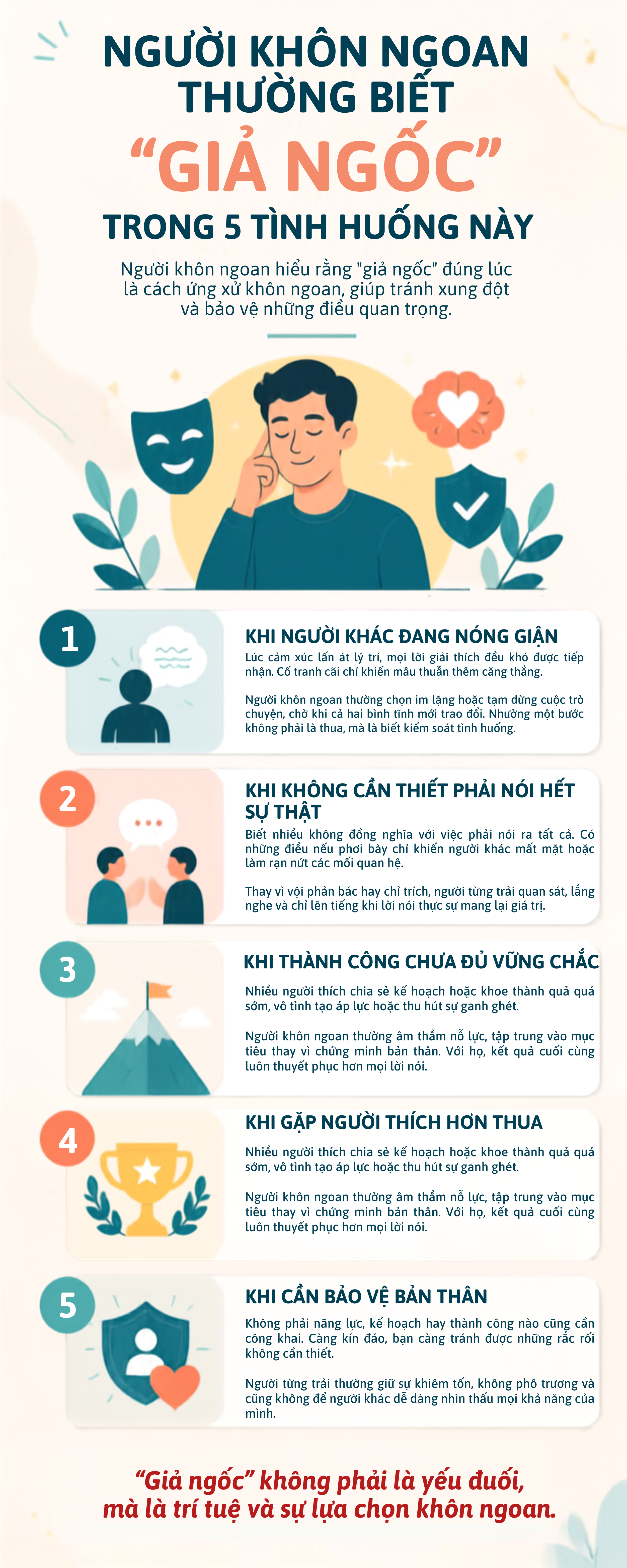 Người thông minh chưa chắc đã khôn ngoan: Đây là 5 lúc nên 'giả ngốc' để tránh thiệt thân - Ảnh 1.