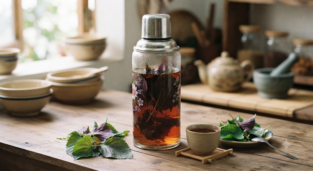 3 thời điểm uống nước l&aacute; t&iacute;a t&ocirc; an to&agrave;n v&agrave; hiệu quả - Ảnh 1.