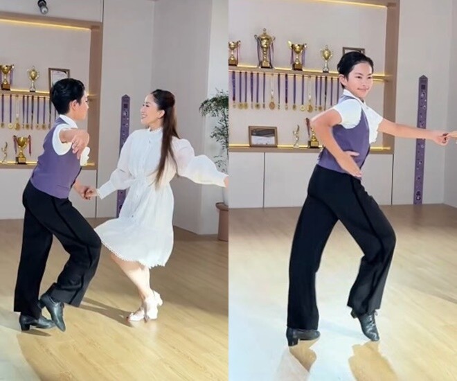 Con trai Khánh Thi gây sốt với màn khiêu vũ: Kubi Minh Cường 11 tuổi đã vượt mẹ - Ảnh 1.