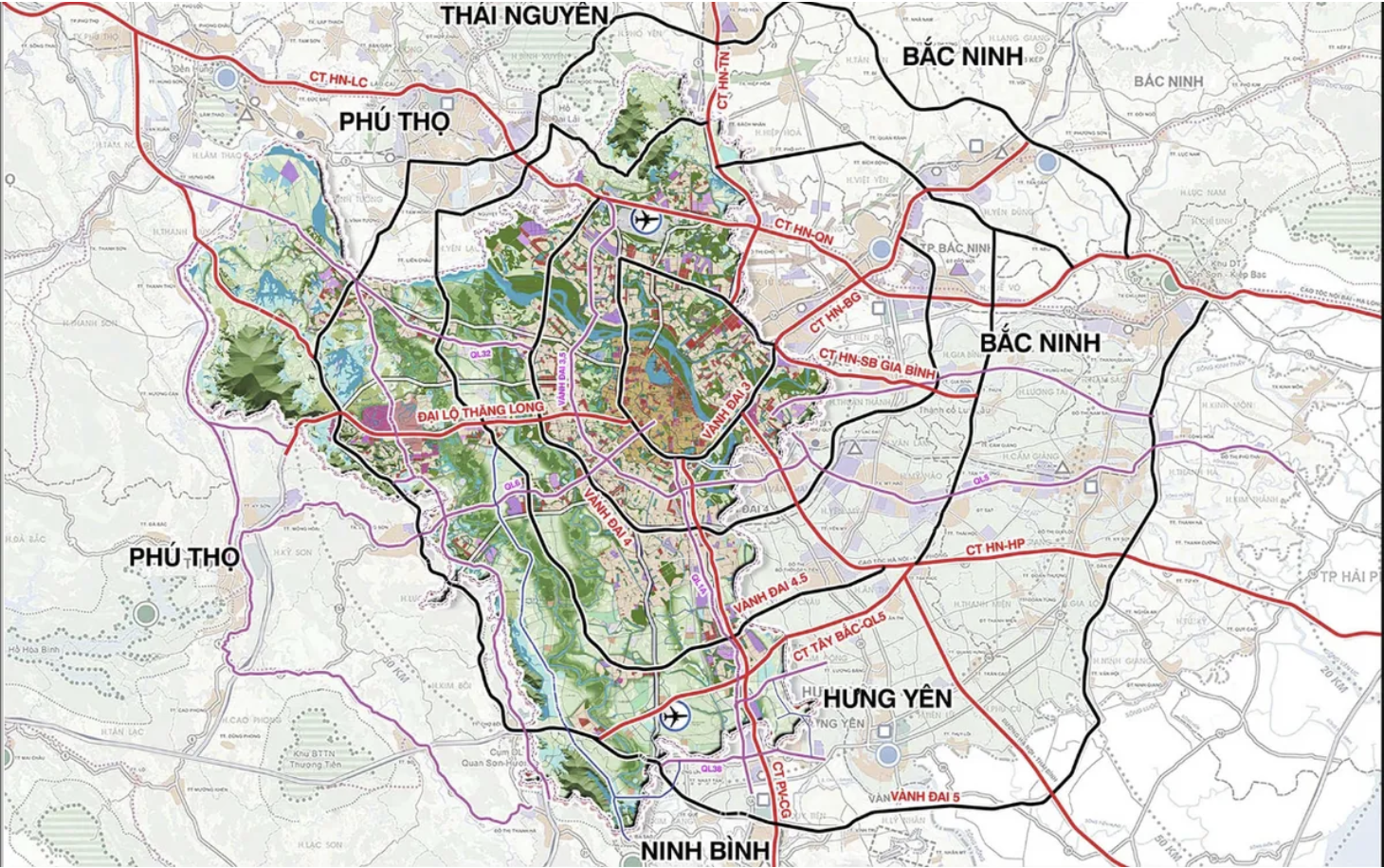 Quy hoạch 8 tuyến Vành đai 377 km định hình giao thông Hà Nội 2026 - Ảnh 3.